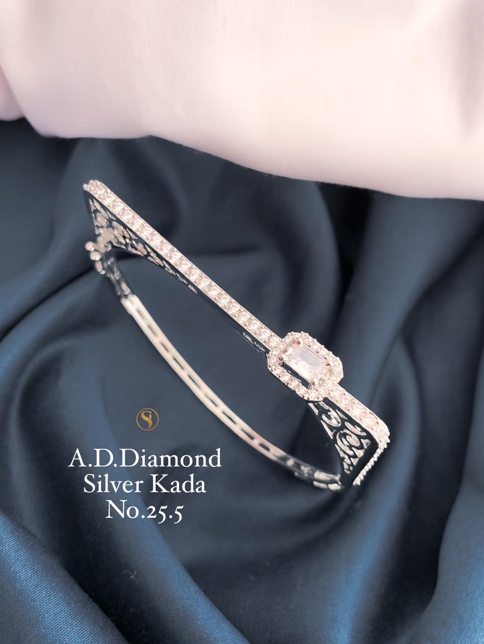 22 Designer AD Diamond Fancy Bracelets Wholesale Shop In Surat